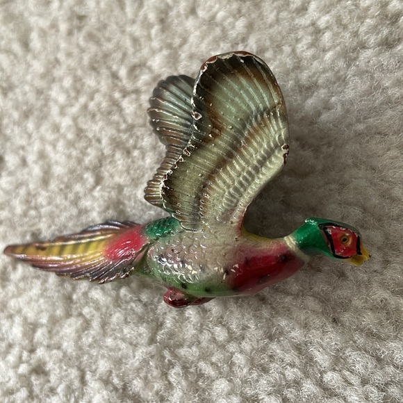 Vintage Wildlife - Pheasant Pin Brooch - Picture 2 of 6